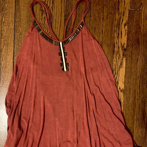 Boutique rust tunic - worn once! - Picture 1 of 6